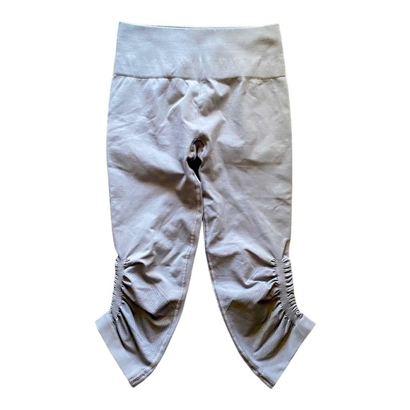 LULULEMON-LIGHT GRAY IN THE FLOW LEGGINGS-SIZE 4 - Picture 5 of 7